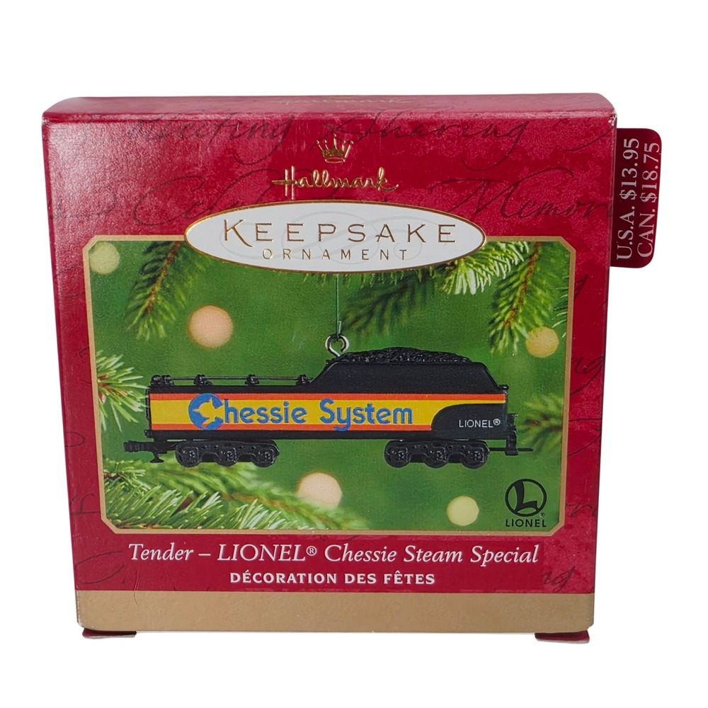 Hallmark Keepsake Lionel Chessie Steam Special Tender 2001 Ornament Die-Cast